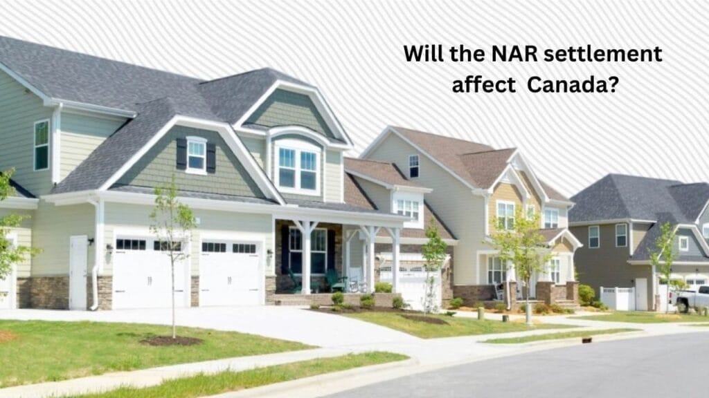 Will the NAR settlement affect Canada